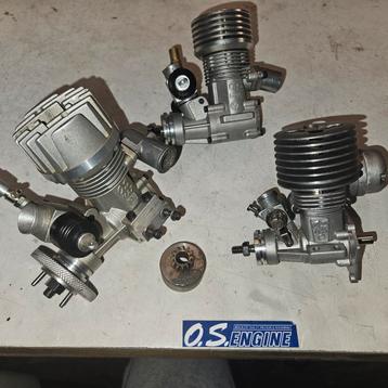 3X OS MAX nitro motoren.  beschikbaar voor biedingen