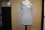 Enelle vlot stretch sandkleur tuniek mt 40/M KOOPJE, Kleding | Dames, Maat 38/40 (M), ., Beige, Nieuw