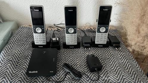 Yealink W76P VOIP handheld IP Telefoon set 3 stuks, Telecommunicatie, Datacommunicatie en VoIP, Zo goed als nieuw, Telefoon, Ophalen