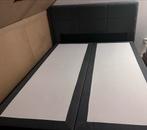 Grijs bed 160x200 - Zo goed als nieuw!, Tweepersoons, Ophalen of Verzenden, Zo goed als nieuw, 200 cm