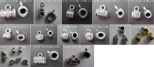 mooie bails v.a 0,04 - 0,10 p.st', Hobby en Vrije tijd, Kralen en Sieraden maken, Nieuw, Tussenstuk of Tussenkraal, Ophalen