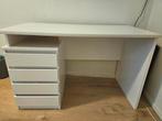 Ikea wit bureau 120cm, Huis en Inrichting, Bureaus, Ophalen, Gebruikt, Bureau
