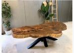 Eikenblad salon tafel/Eettafel Goedkoop duurkoop, Huis en Inrichting, Tafels | Eettafels, Rond, Zo goed als nieuw, Vijf personen of meer