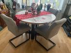 Eettafel stoelen, Huis en Inrichting, Stoelen, Overige materialen, Gebruikt, Ophalen of Verzenden, Vier