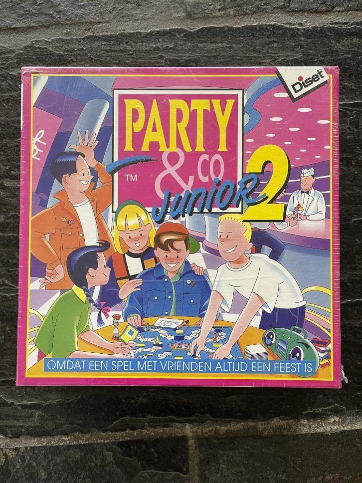 party & co junior 2, Hobby en Vrije tijd, Gezelschapsspellen | Bordspellen, Nieuw, Vijf spelers of meer, Ophalen of Verzenden