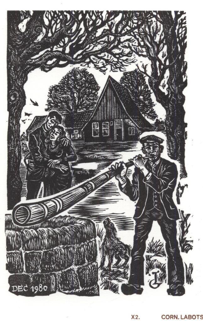 2120 Ex Libris Nederland : Cornelis Labots, 1980, Antiek en Kunst, Kunst | Etsen en Gravures, Verzenden