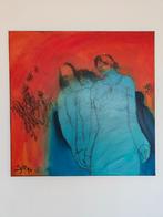 Schilderij Sjer Jacobs, Antiek en Kunst, Kunst | Schilderijen | Modern, Ophalen of Verzenden