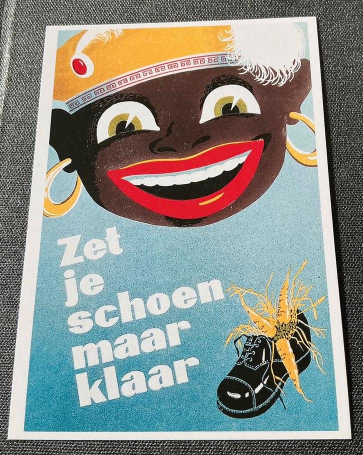 LEUKE NW SINTERKLAAS ANSICHTKAART ZET JE SCHOEN MAAR KLAAR, Verzamelen, Ansichtkaarten | Nederland, Ongelopen, Ophalen of Verzenden
