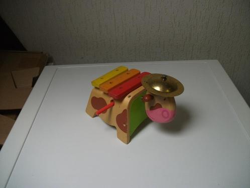 Xylofoon koe Djeco, Kinderen en Baby's, Speelgoed | Houten speelgoed, Gebruikt, Ophalen of Verzenden