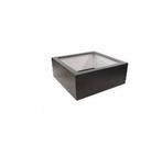 Polyester Bloembak ral 7021 ,dark grey mat glad., Tuin en Terras, Ophalen, Tuin, Kunststof, 100 cm of meer