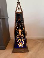 French Moorish gebrandschilderd  lamp 114cm 1950’s, Ophalen