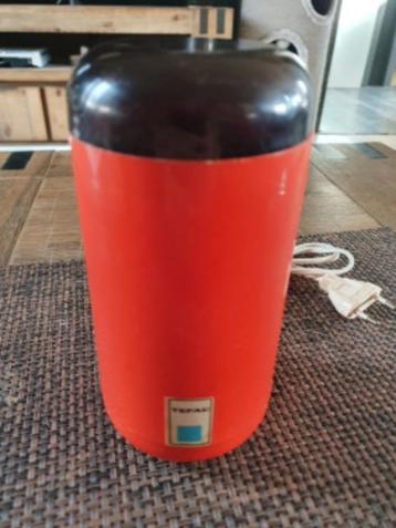 Mooie werkende jaren 70 space age Tefal oranje koffiemolen.. beschikbaar voor biedingen