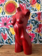 Paspop , torso , mannequin kleur glanzend rood, Antiek en Kunst, Kunst | Designobjecten, Ophalen