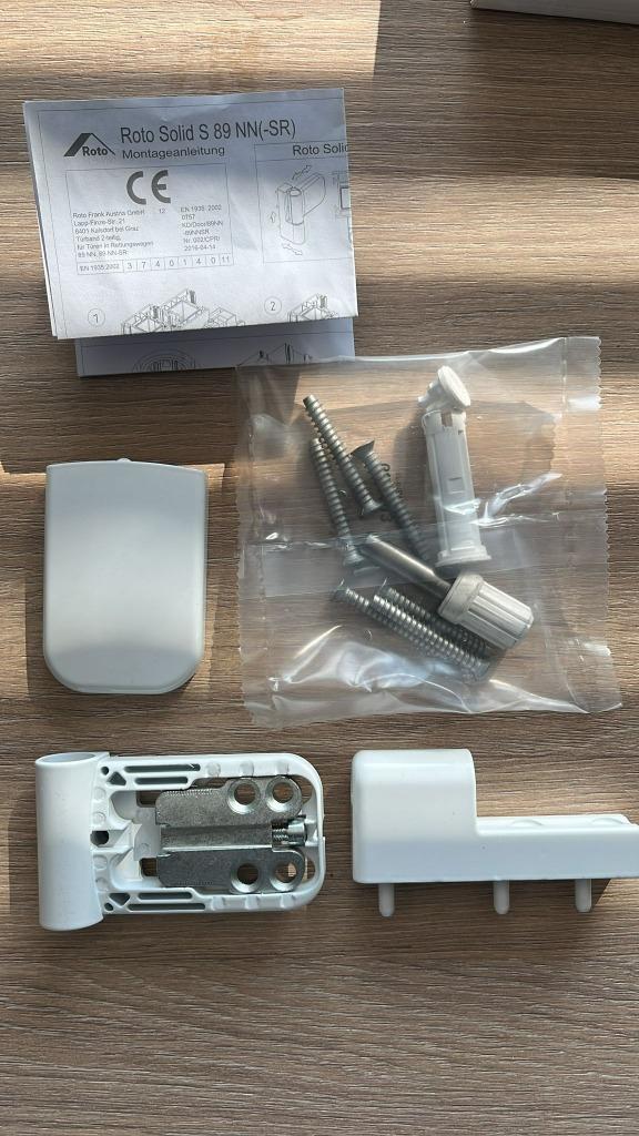 Roto Solid S 89 verstelbaar deurscharnier, Doe-het-zelf en Verbouw, Deuren en Horren, Nieuw, Binnendeur, Minder dan 200 cm, Minder dan 80 cm