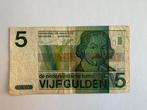 Bankbiljet van vijf gulden (Vondel) 1973, Postzegels en Munten, Bankbiljetten | Nederland, Ophalen of Verzenden, 5 gulden