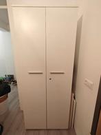 Kledingkast 2-deurs wit, Huis en Inrichting, Ophalen, Met hangruimte, 50 tot 100 cm, Zo goed als nieuw
