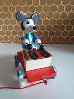 Simba houten speelgoed figuur Mickey Mouse, Antiek en Kunst, Ophalen of Verzenden