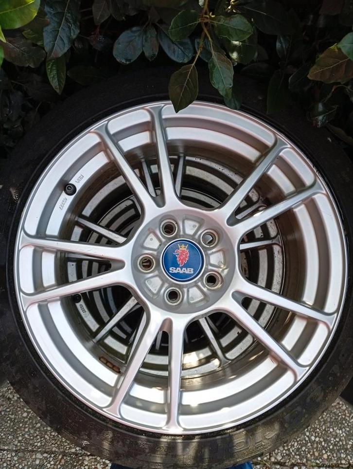 Saab 9-3 Aero KBA aluminium velgen, Auto-onderdelen, Banden en Velgen, Ophalen of Verzenden
