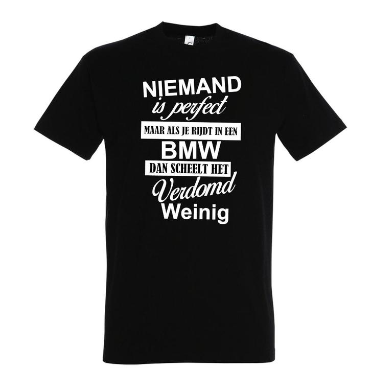 BMW t-shirt, trui of hoodie, Kleding | Heren, T-shirts, Nieuw, Maat 52/54 (L), Zwart, Ophalen of Verzenden