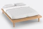 Massief eiken bed 140x200 bed, Huis en Inrichting, Ophalen, Eenpersoons, 140 cm, Zo goed als nieuw
