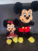 Vintage Mickey en Minnie mouse knuffel uit de 60er jaren, Verzamelen, Disney, Mickey Mouse, Gebruikt, Ophalen of Verzenden, Knuffel