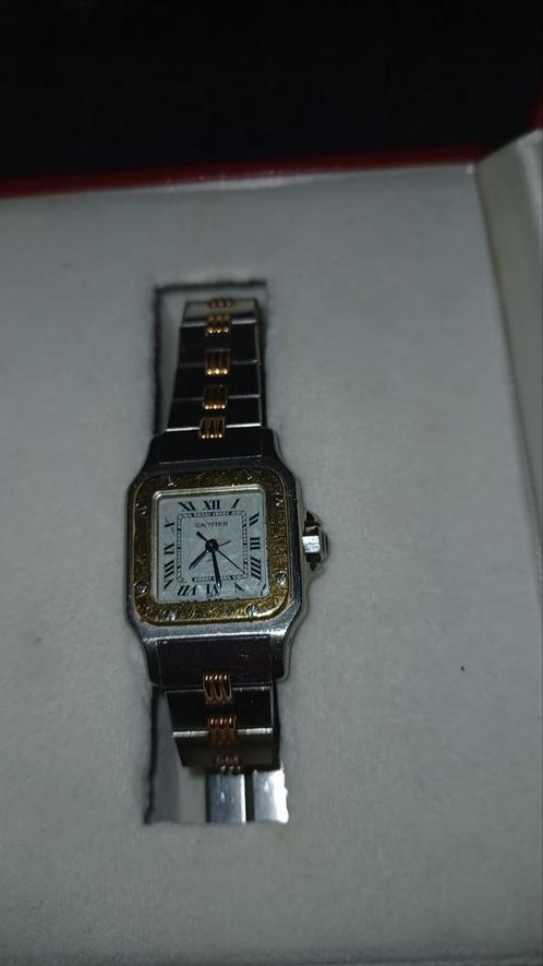 Cartier Santos galbee, Sieraden, Tassen en Uiterlijk, Horloges | Dames, Zo goed als nieuw, Overige merken, Staal, Ophalen