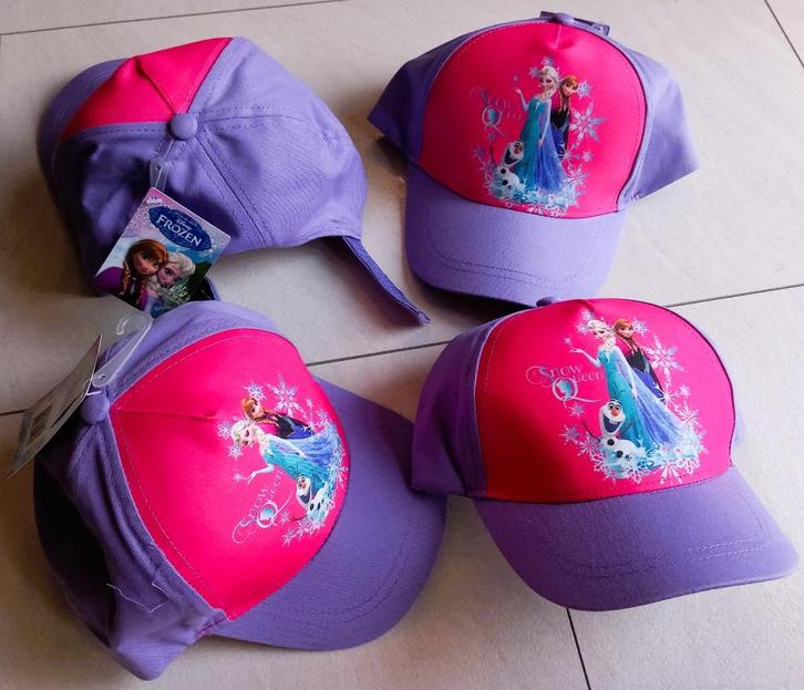 Frozen Anna & Elsa Pet-Cap, paars-fuchsia [Box F - 342-344], Kinderen en Baby's, Kindermode-accessoires, Nieuw, Ophalen