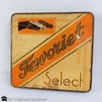 Favoriet Select - oud sigarenblikje met racepaarden, Ophalen of Verzenden, Gebruikt, Overige, Overige merken