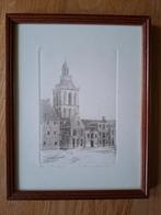 Pentekening van Grote Kerk Meppel of Maria Kerk te Meppel, Ophalen of Verzenden