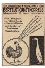 1 Originele Advertentie NV BERTELS OLIEFABRIEKEN A'DAM 1927, Verzenden, Zo goed als nieuw, Overige typen