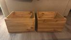 2 mooie houten kisten, Huis en Inrichting, Woonaccessoires | Kisten, Ophalen, Minder dan 50 cm, 50 tot 100 cm, Zo goed als nieuw