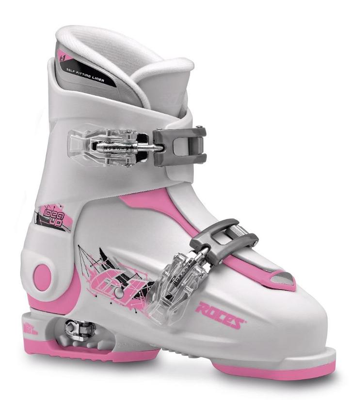 Roces Idea Up white Deep Pink skischoenen kinderen junioren, Sport en Fitness, Skiën en Langlaufen, Nieuw, Schoenen, Skiën, Overige merken