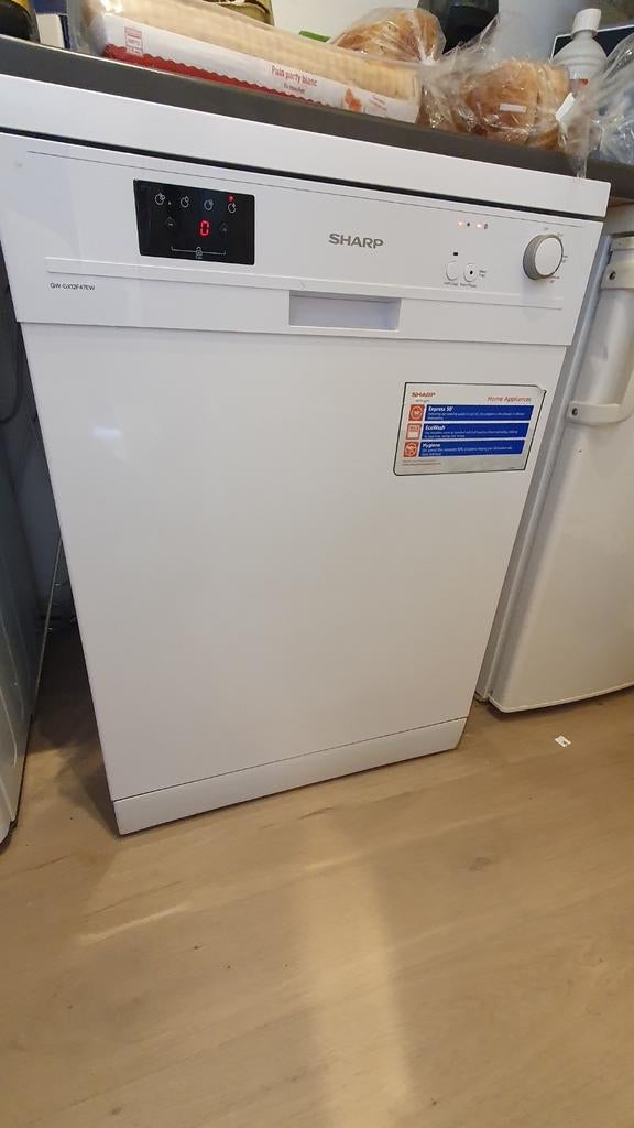 Sharp Vrijstaande Vaatwasser - Goed Onderhouden, Witgoed en Apparatuur, Vaatwasmachines, Gebruikt, 60 cm of meer, Ophalen of Verzenden