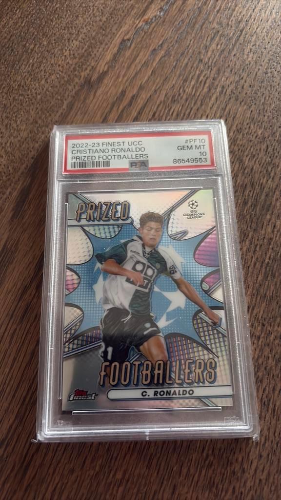 Ronaldo psa 10, Hobby en Vrije tijd, Stickers en Plaatjes, Zo goed als nieuw, Ophalen of Verzenden