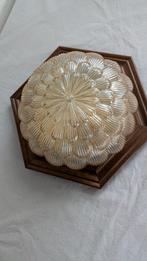 Franse Retro Vintage olieglans plafond lamp, Ophalen of Verzenden, Zo goed als nieuw