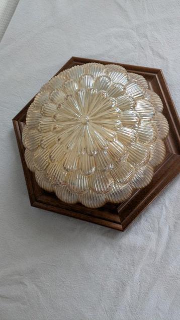 Franse Retro Vintage olieglans plafond lamp  beschikbaar voor biedingen