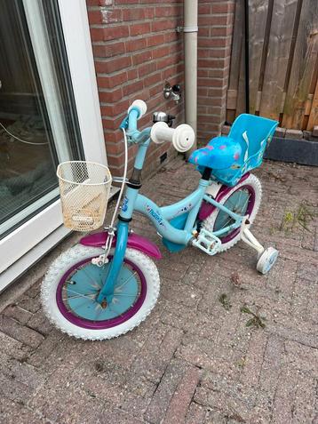 Frozen Kinderfiets met Zijwieltjes beschikbaar voor biedingen