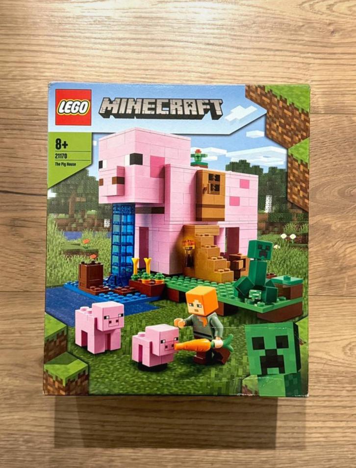 Minecraft Lego - 21170 - The Pig House, Kinderen en Baby's, Speelgoed | Duplo en Lego, Zo goed als nieuw, Ophalen of Verzenden
