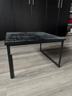 Zwarte salontafel 60x60cm, Huis en Inrichting, Tafels | Salontafels, 50 tot 100 cm, Vierkant, Ophalen of Verzenden, Zo goed als nieuw