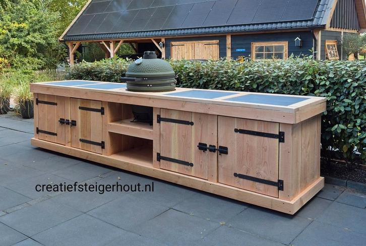 Douglas buitenkeuken voor overkapping egg grill guru kamado, Huis en Inrichting, Overige Huis en Inrichting, Nieuw, Ophalen of Verzenden