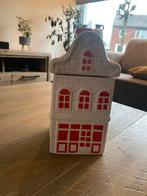 Koektrommel Postcodeloterij Huisje, Ophalen, Gebruikt, Porselein of Keramiek, Schaal