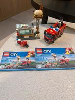 Lego City 60214 Brand bij burgertent, Ophalen, Zo goed als nieuw, Complete set, Lego