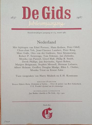 KORTING! De Gids, jubileumjaargang 1837-1987 beschikbaar voor biedingen