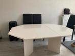Uitschuifbare houten eettafel - 10 personen, Huis en Inrichting, Tafels | Eettafels, Gebruikt, 100 tot 150 cm, Ophalen of Verzenden