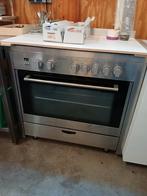 Baumatic RVS gasfornuis 5 pits met extra grote oven., 60 cm of meer, Ophalen of Verzenden, Zo goed als nieuw, Gas