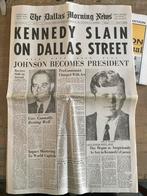 Amerikaanse krant moord John F Kennedy Dalles, Verzamelen, Ophalen of Verzenden, 1980 tot heden, Krant