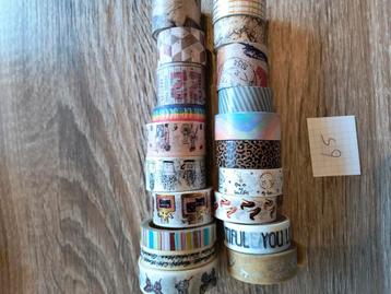 Washi tape voor scrapbooking of junk journal  beschikbaar voor biedingen