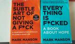 Mark Manson - 2 Boeken, Ophalen of Verzenden, Gelezen, Overige onderwerpen, Mark Manson