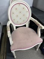 Brocante eetstoelen – roze gekleurd, Huis en Inrichting, Stoelen, Ophalen, Hout, Gebruikt, Overige kleuren