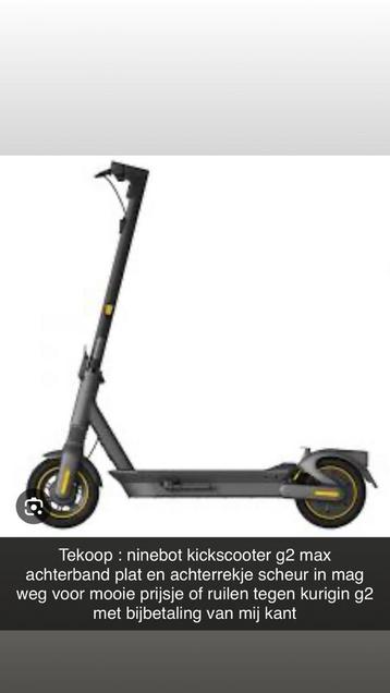 Ninebot G2 Max - Defect beschikbaar voor biedingen